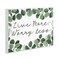 Stupell Industries Love More Worry Less Wall Plaque Art Design by Arrolynn Weiderhold